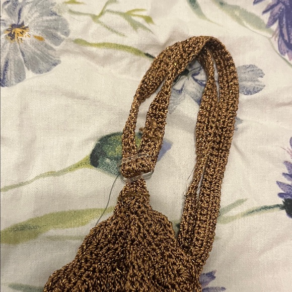 Brown Crochet Tank Top - Picture 3 of 5